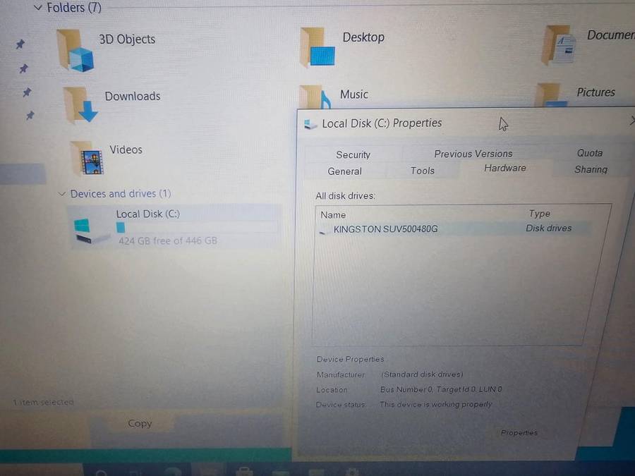 Dell Vostro i7 7th Gen  8GB RAM  480GB SSD  Windows 10 Pro