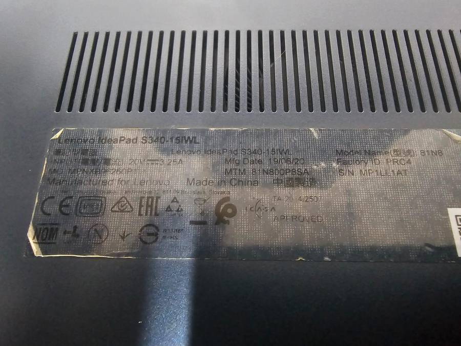 Lenovo IdeaPad S340  8th Gen i5 | 8GB RAM | 256GB SSD