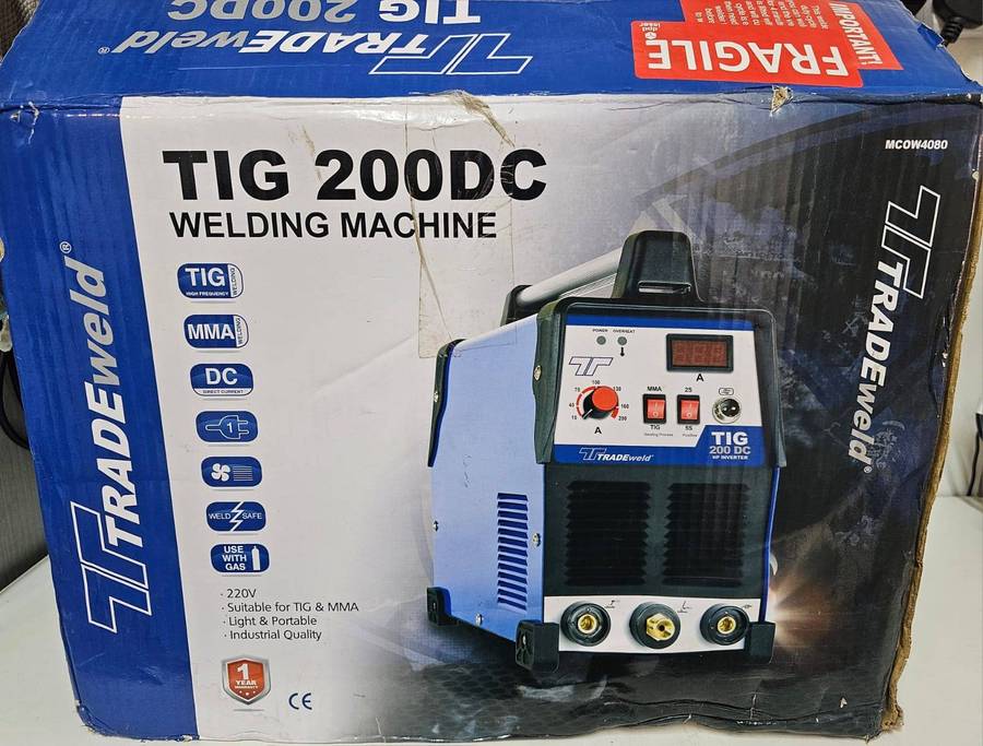 Tradeweld TIG 200 DC HF Inverter Welder  Brand New