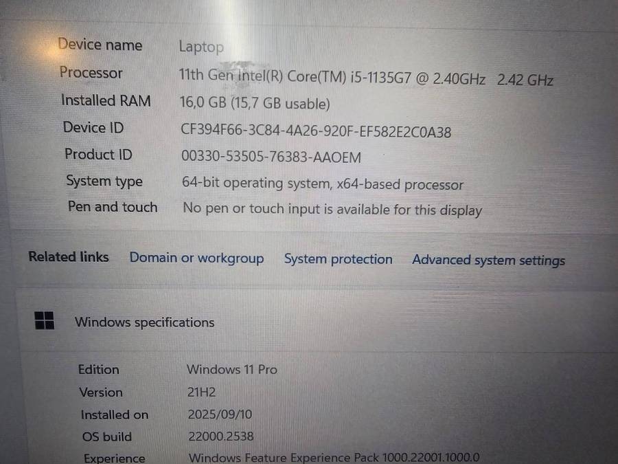Lenovo ThinkPad E15 Gen 2  11th Gen i5 | 16GB RAM | 512GB SSD