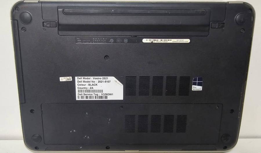Dell Vostro 2521  i5-3337U / 4GB RAM / 500GB HDD / 15.6"  Needs New Battery No Charger