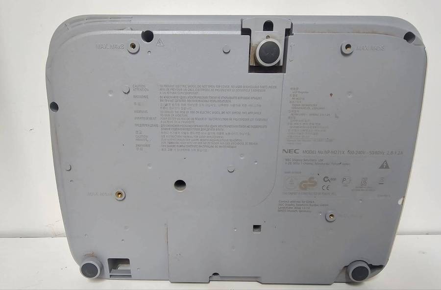 NEC M271X  540 Lamp Hours / HDMI / Remote (Cover Missing) / Filter Needs Replacing