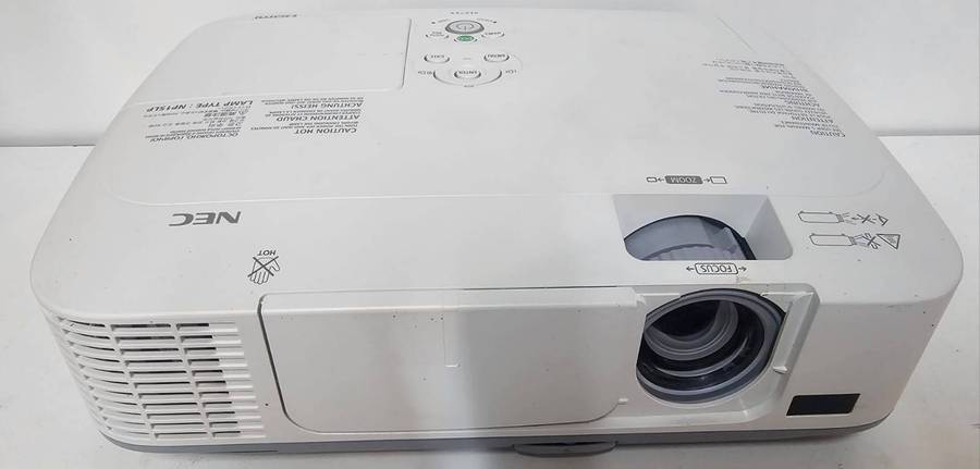 NEC M271X  540 Lamp Hours / HDMI / Remote (Cover Missing) / Filter Needs Replacing