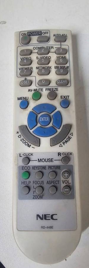 NEC M271X  540 Lamp Hours / HDMI / Remote (Cover Missing) / Filter Needs Replacing