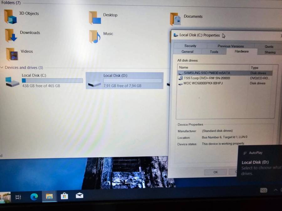 Dell Latitude E5520  i7-3612QM / 4GB RAM / 500GB HDD / Windows 10 Pro / Needs New Battery