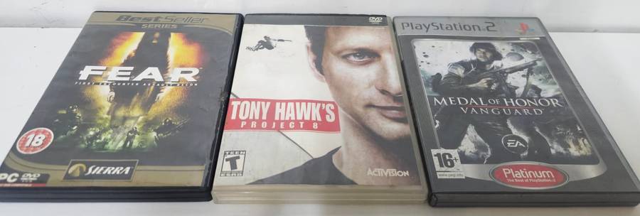 Classic Game Bundle: FEAR, Tony Hawk's Project 8 & Medal of Honor Vanguard