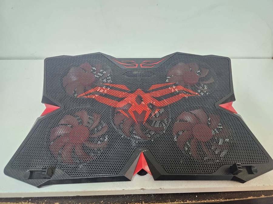 Laptop Cooling Pad  5 Fans | Red LED | Dual USB Ports