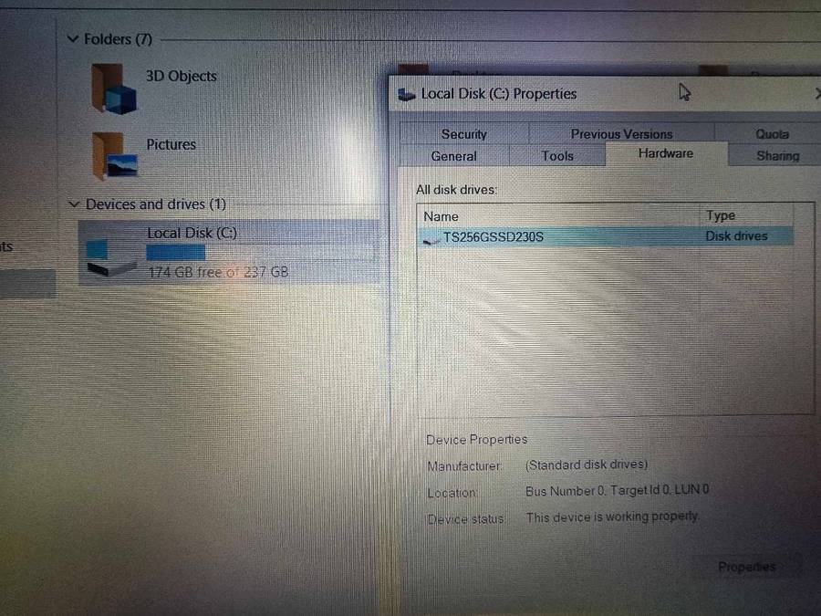 Dell Latitude 3580 i5-7200 8GB RAM 256GB SSD !Needs new battery!