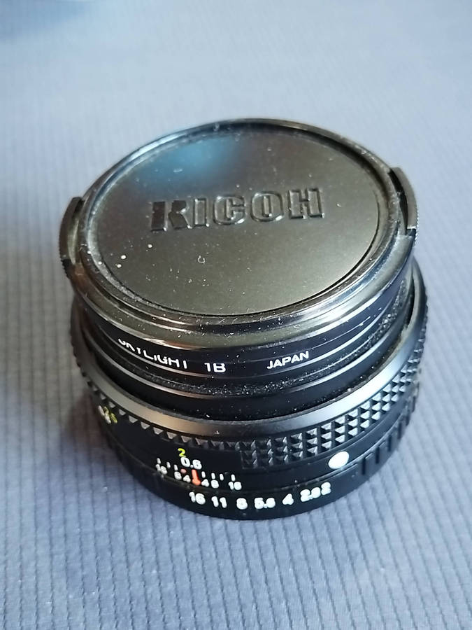 Ricoh Rikenon 1:2 50mm lens & Tamron 2X Tele Converter for P/K (Pentax)