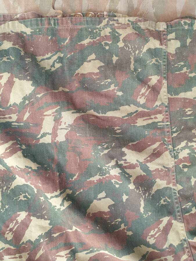 SADF era SA SF Recce SWA/Angola bushwar era type A clandestine copy camo 1st patt wet season jacket