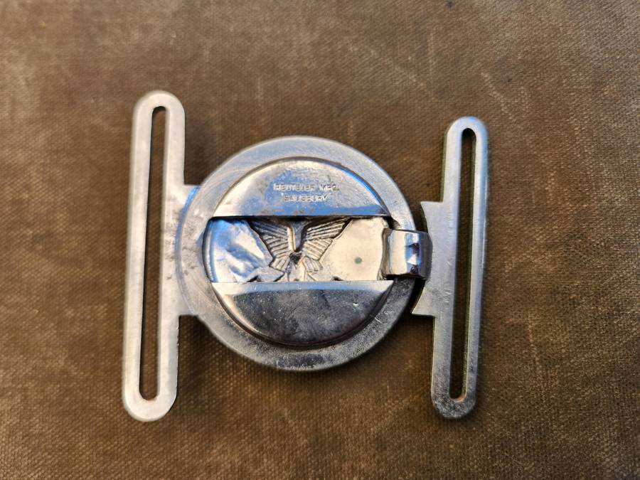 100% original Rhodesian Selous Scouts metal 2-piece belt buckle (no belting) REUTELEUR Salisbury mad