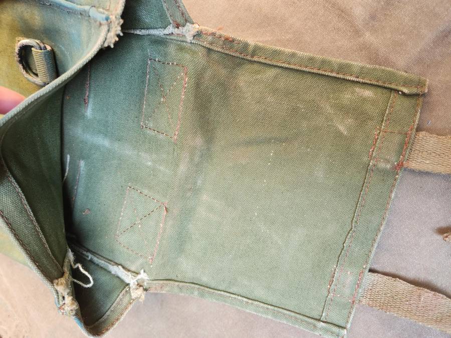 good intact used condition (custom hand camo painted) Rhodesian bushwar era "Farradays & Sons" type