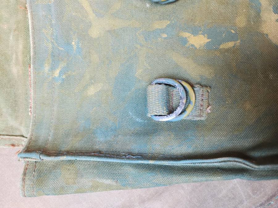 good intact used condition (custom hand camo painted) Rhodesian bushwar era "Farradays & Sons" type