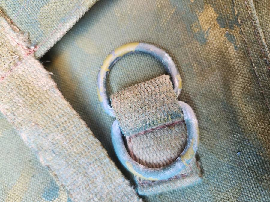 good intact used condition (custom hand camo painted) Rhodesian bushwar era "Farradays & Sons" type