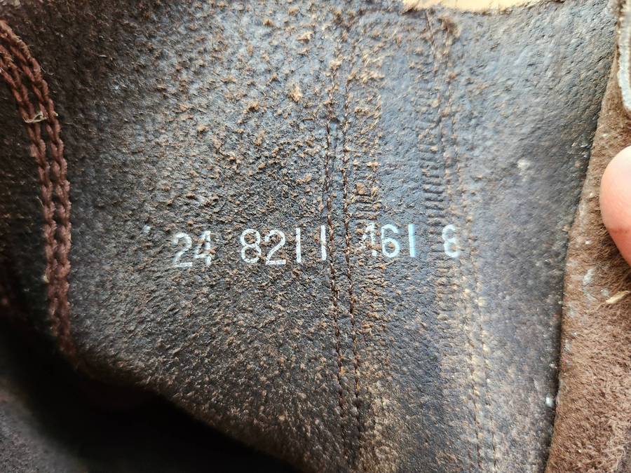 Rhodesia Army issue double buckle MARS sole boots size 8UK