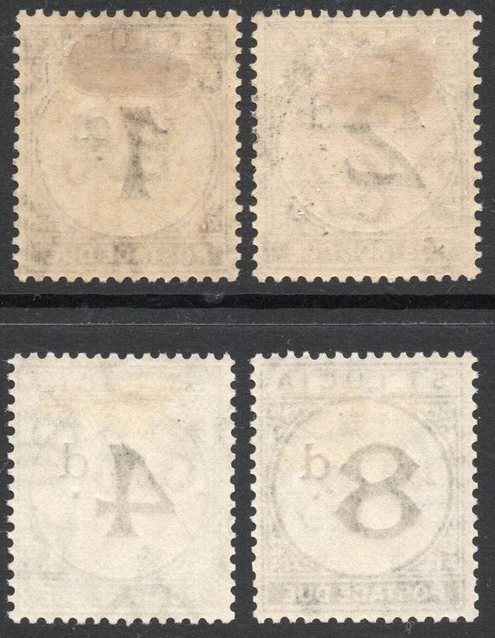 ST. LUCIA 1933-47 SGD3-D6 COMPLETE SET OF POSTAGE DUES MM CV £50(2017)