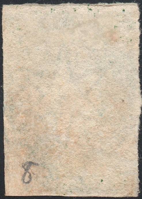 CEYLON - 1857 SG3 2d YELLOWISH-GREEN - VFU - CV £65(2017)