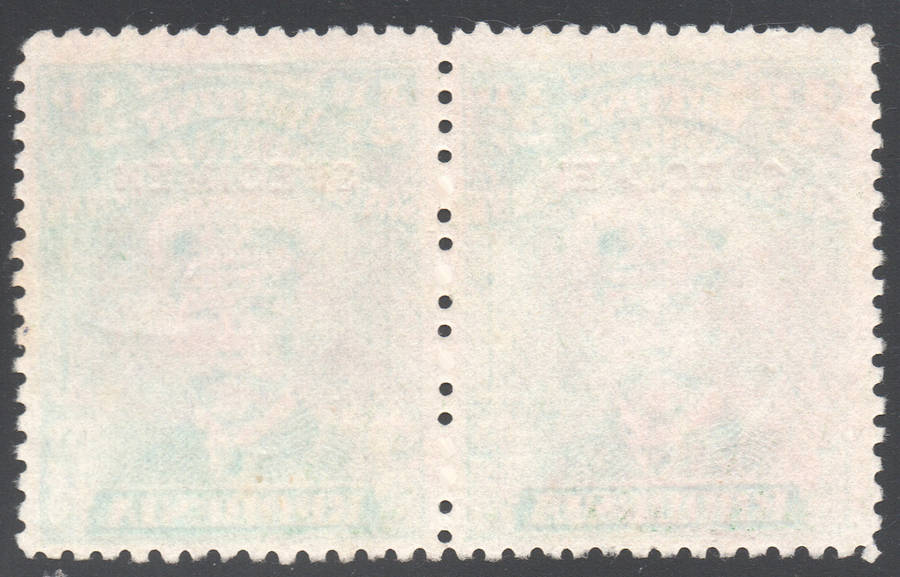 B.S.A.C / RHODESIA 1913-22 1/2d GREEN `SPECIMEN` PAIR - SCARCE - MNG CV R6840+