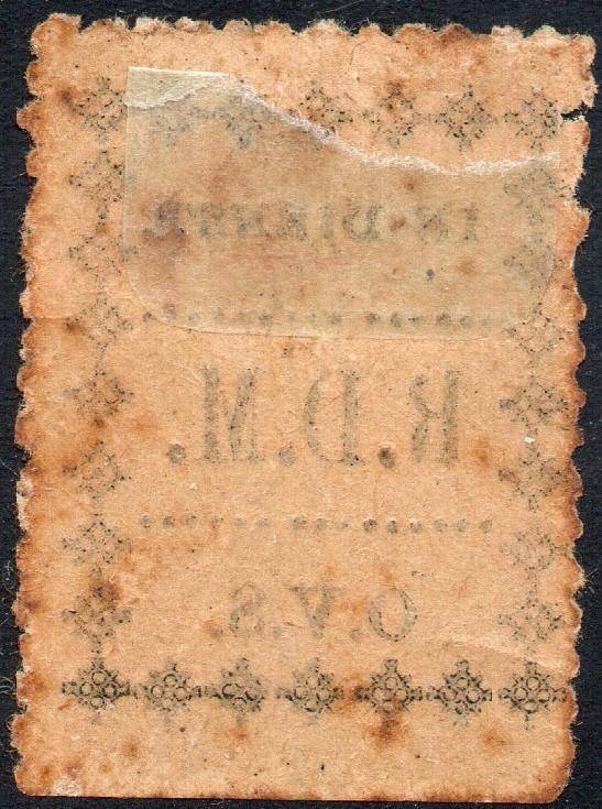 OFS - 1899 - SG PF3 - POLICE FRANK STAMP(9 ORNAMENTS) - UNUSED - CV R6000 - SEE BELOW