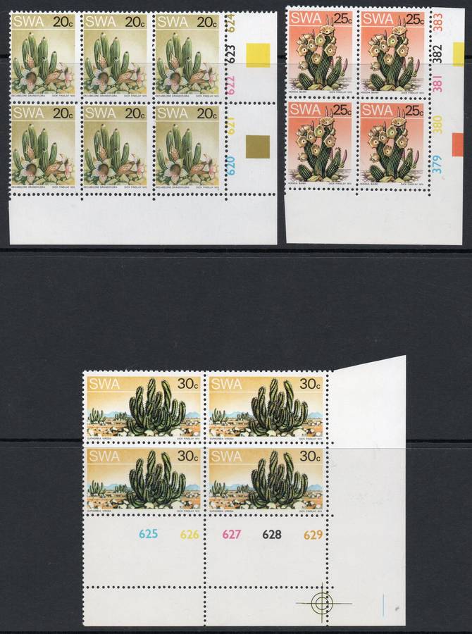 SWA 1973 2nd DEF SET CORNER MARGINAL SET (+ EXTRAS) IN BO4/BO6 **UNMOUNTED MINT** - SEE SCANS(6)