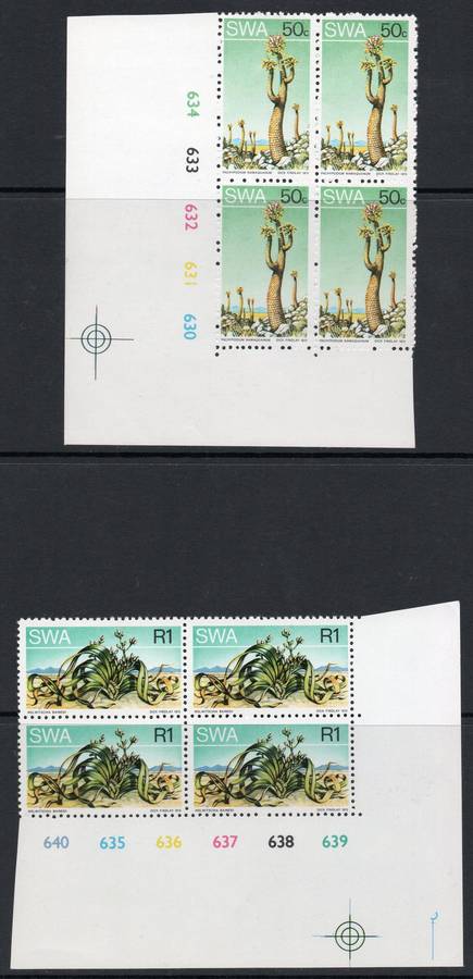 SWA 1973 2nd DEF SET CORNER MARGINAL SET (+ EXTRAS) IN BO4/BO6 **UNMOUNTED MINT** - SEE SCANS(6)