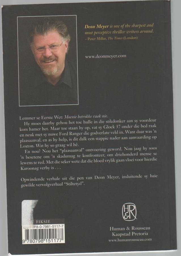 KAROONAG EN ANDER VERHALE - DEON MEYER (1 STE UITGAWE 2009)