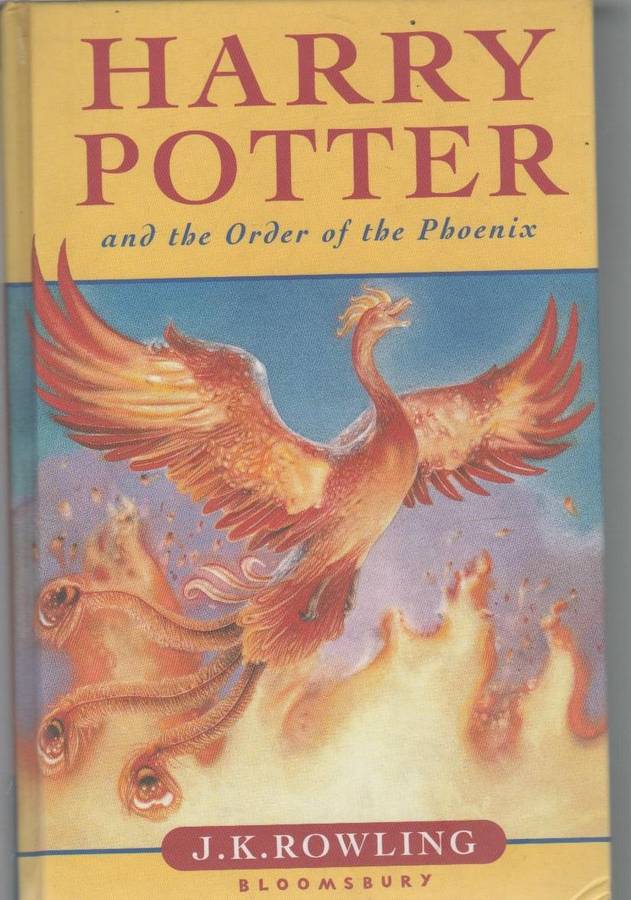 HARRY POTTER AND THE ORDER OF THE PHOENIX - J K ROWLING (1 ST PUBLISHED 2003)