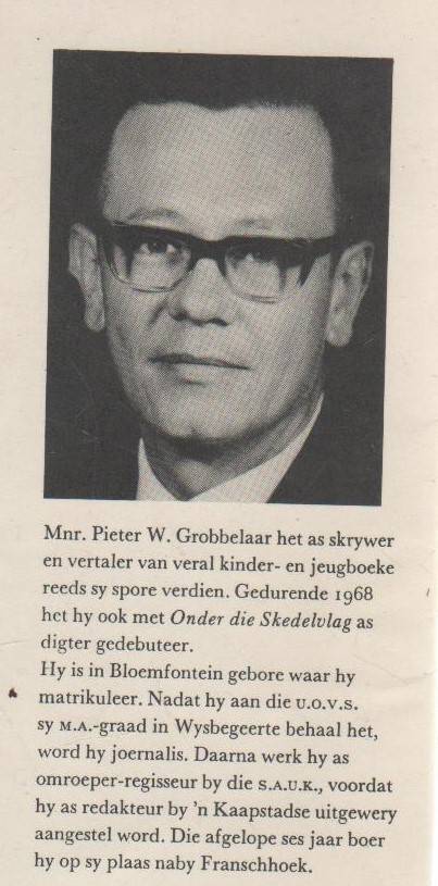 DIE MENSE IS BANG VIR ALSANDER - PIETER W GROBBELAAR (1969)