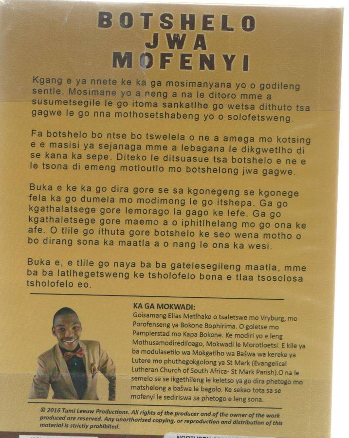 BOTSHELO JWA MOFENYI - GOISAMANG ELIAS MATLHAKO (2016)
