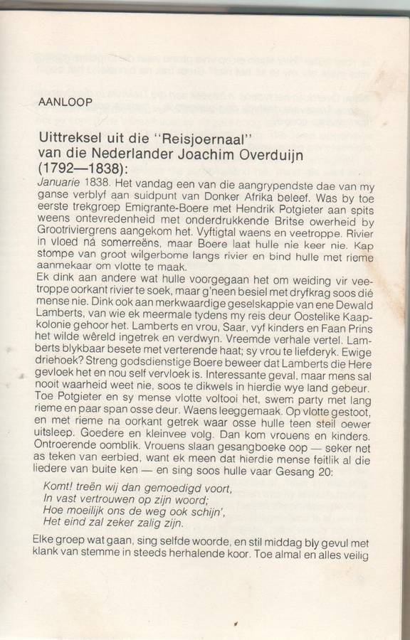 LANGKAPPIE IS HAAR NAAM - PIETER W GROBBELAAR (1 STE UITGAWE 1976)