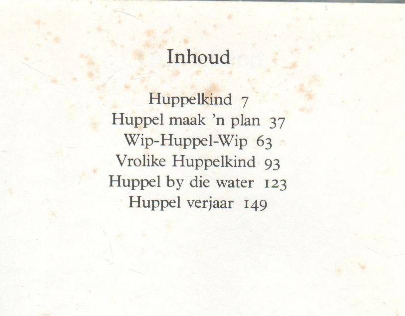 HUPPEL EN SY MAATS - W O KUHNE (1 STE UITGAWE 1982)