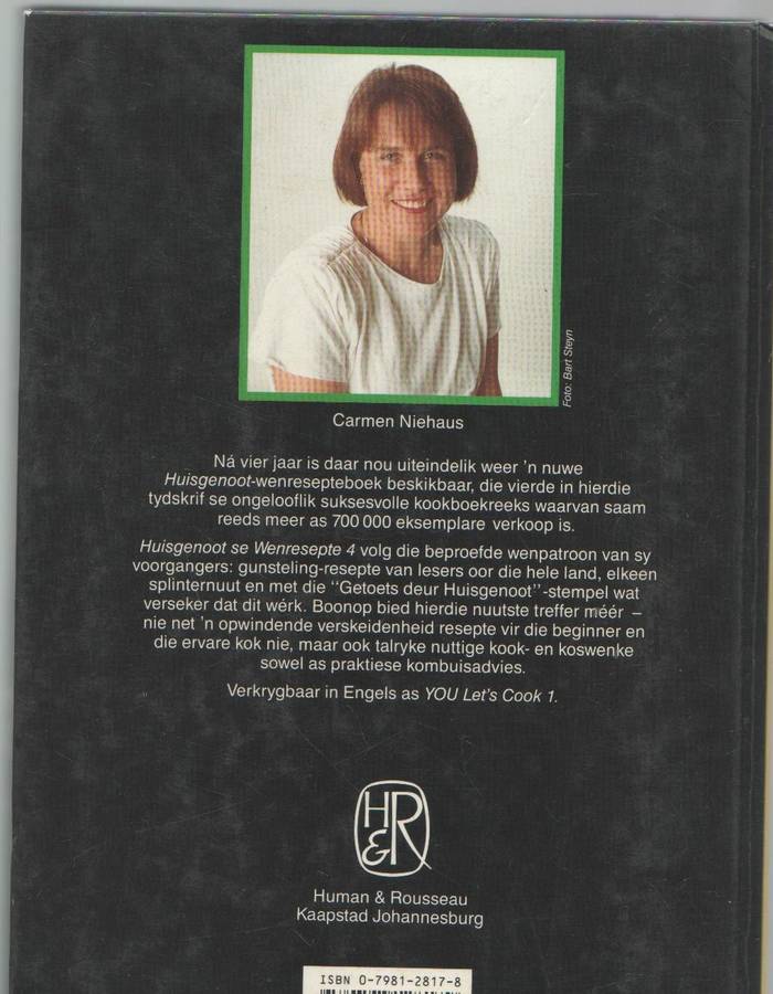 HUISGENOOT WENRESEPTE 4 - CARMEN NIEHAUS  (1 STE UITGAWE 1991)