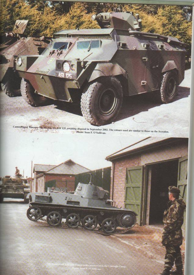 IRISH ARMY VEHICLES TRANSPORT & ARMOUR SINCE 1922