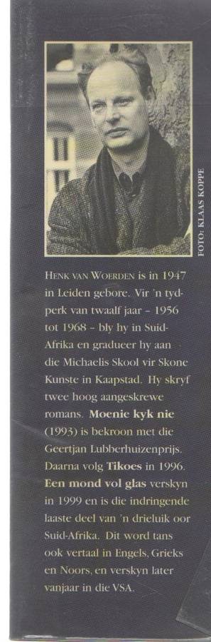 DOMEIN VAN GLAS - HENK VAN WOERDEN , VERTAAL DEUR ANTJIE KROG (1 STE UITGAWE 2000)