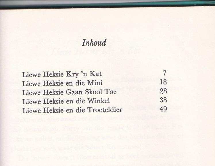 LIEWE HEKSIE EN MATEWIS - VERNA VELS (6 DE DRUK 1978)