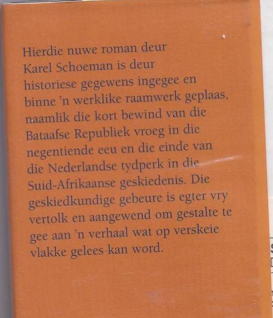 VERKENNING - KAREL SCHOEMAN (1 STE UITGAWE 1996)