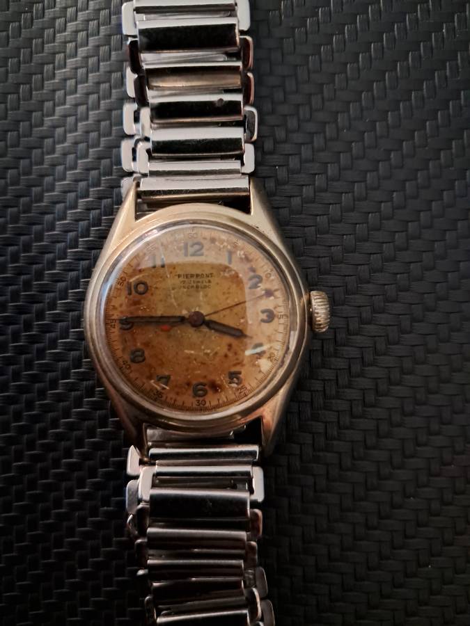Rare Pierpont 17 Jewels Incabloc mechanical watch