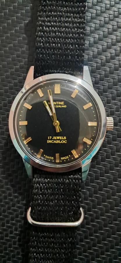 Vintage Swiss Montine mechanical watch