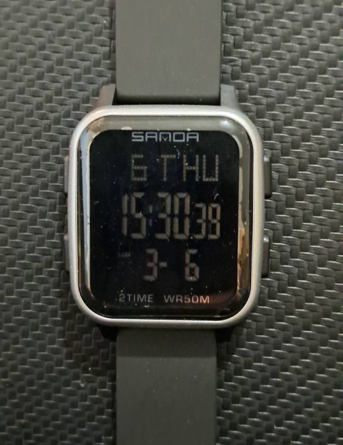 Sanoa Digital Alarm Stopwatch Calender Watch