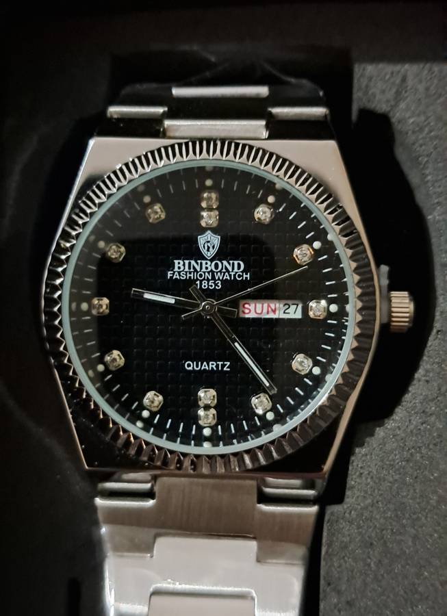 Mens Day Date Calender Watch