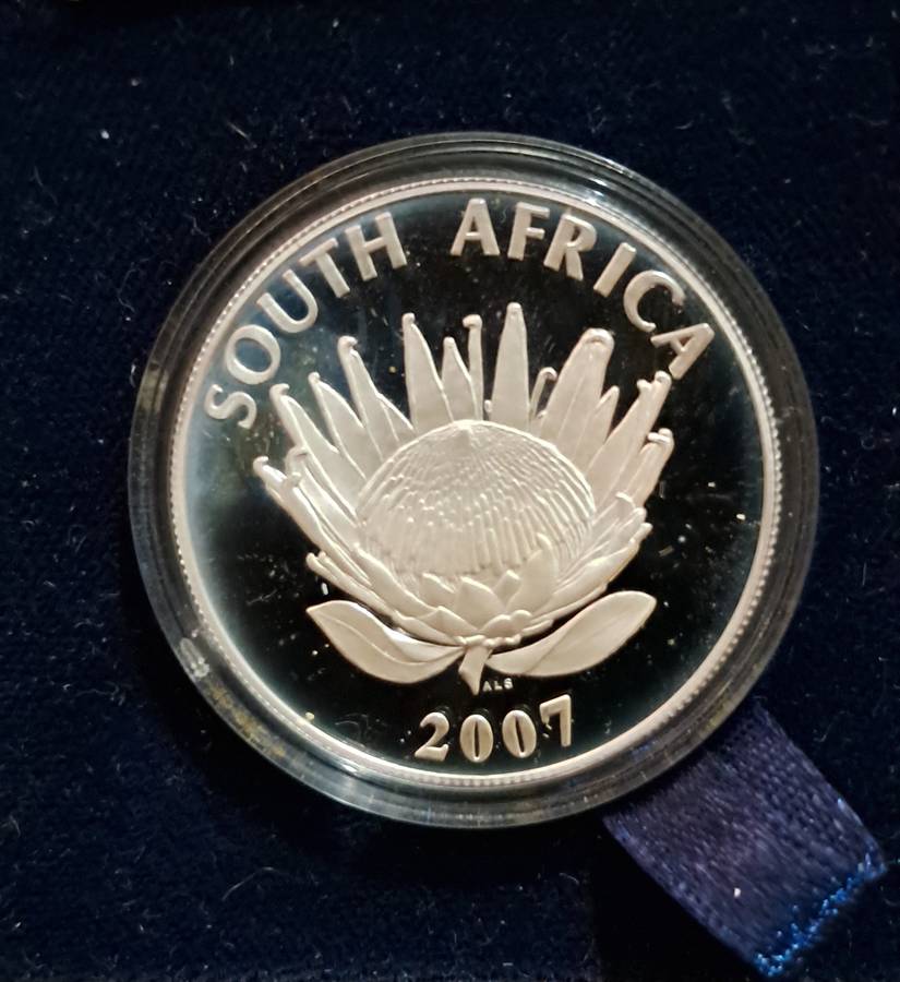 Mandela 2007 Silver Rand Protea series