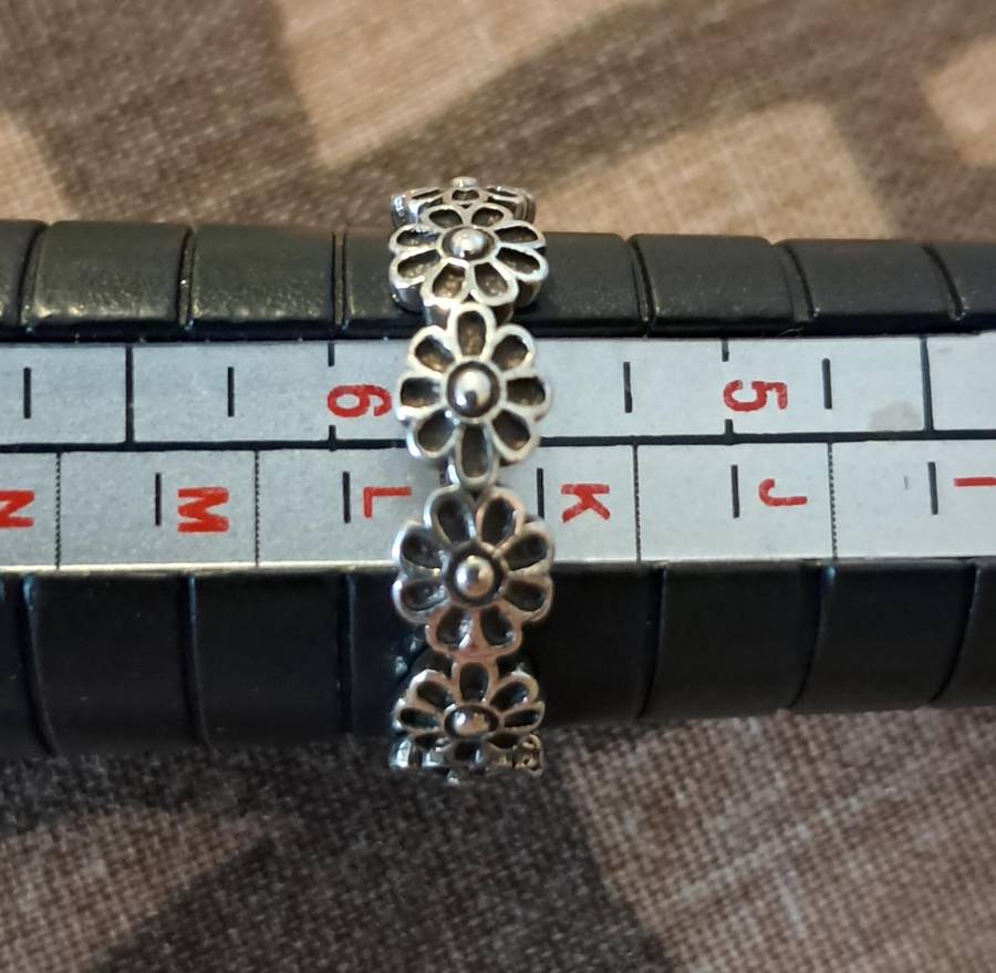 Vintage Style Silver Adjustable Ring