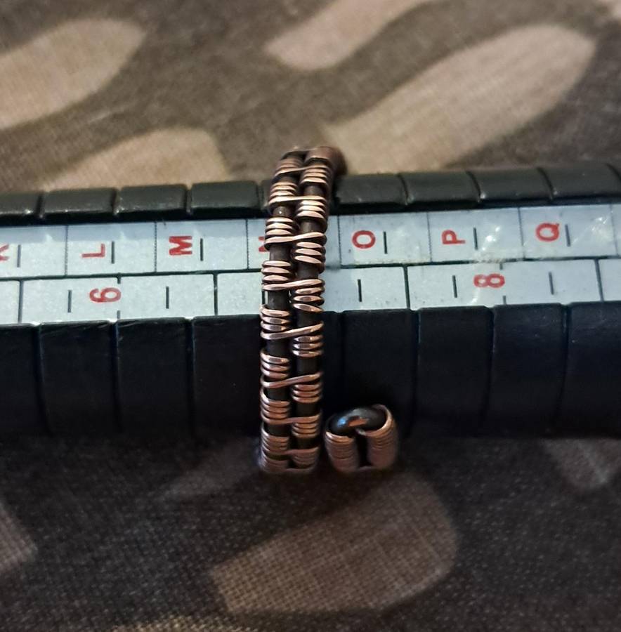 Hand Woven Adjustable Copper Wire Ring