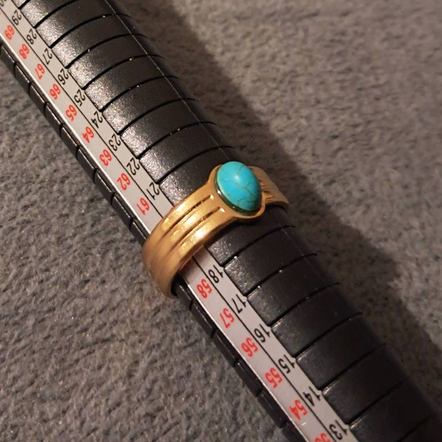 Gold Plated Adjustable Ring