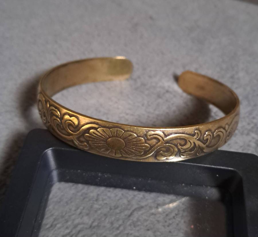 Adjustable Copper Bangle