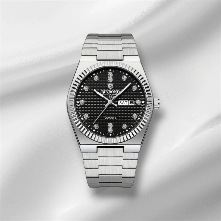 Mens Day Date Calender Watch