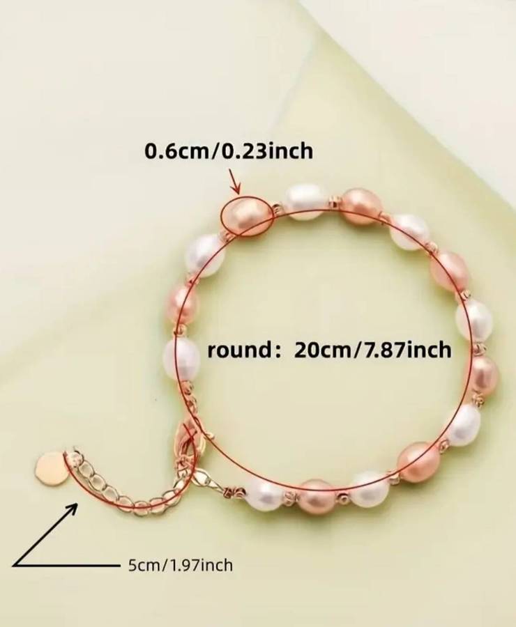 Fresh Water Pearls Adjustable Bracelet