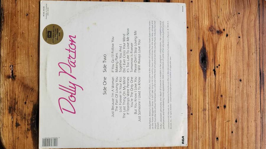 Dolly Parton "Just because I'm a Woman"