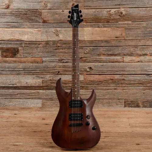 Schecter Omen-6 Walnut Satin Electric Guitar