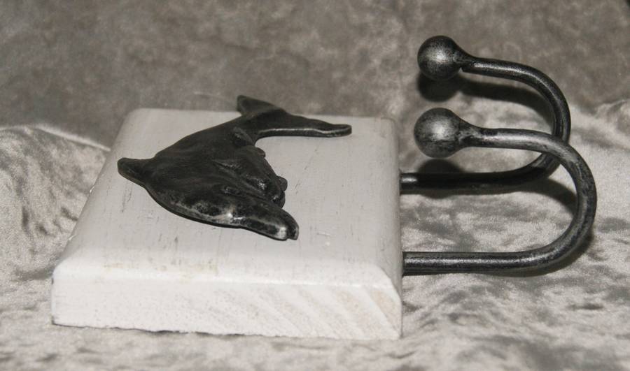 Wood and metal wall hanging 2 hook coat rack @@ CCRRAAZZYY R1 START